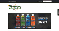 Desktop Screenshot of drinkrehydrate.com