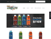 Tablet Screenshot of drinkrehydrate.com